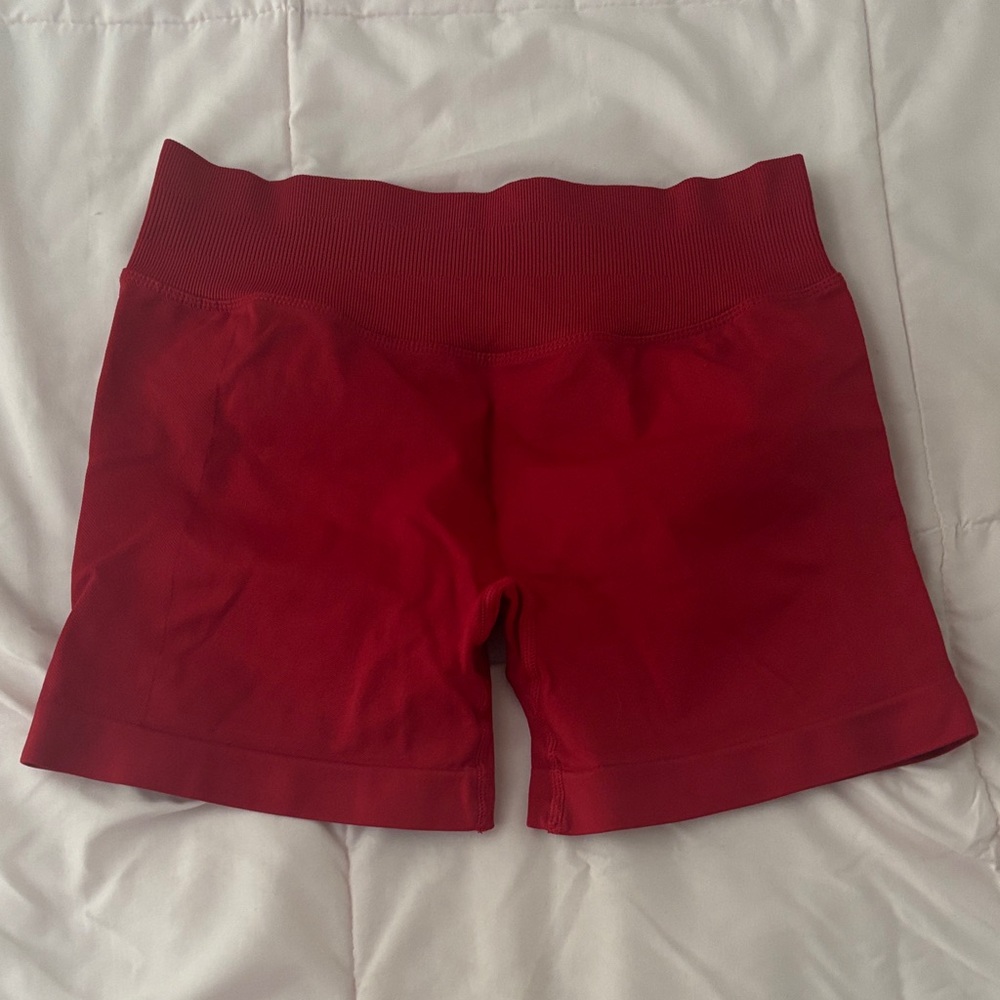 Amazon Women's Vibrant Red Bike Shorts